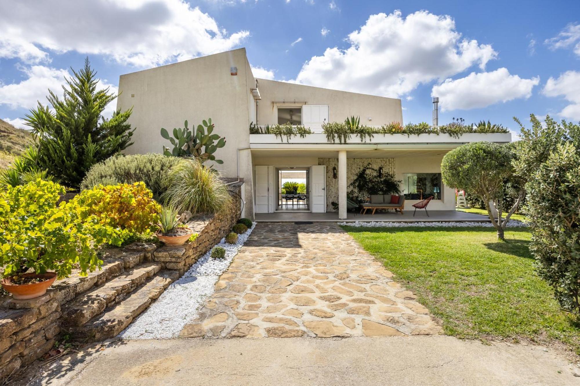 Villa Bonifato Vista Sulle Campagne E Sul Mare Siciliano Cozy House Italy Алкамо Экстерьер фото