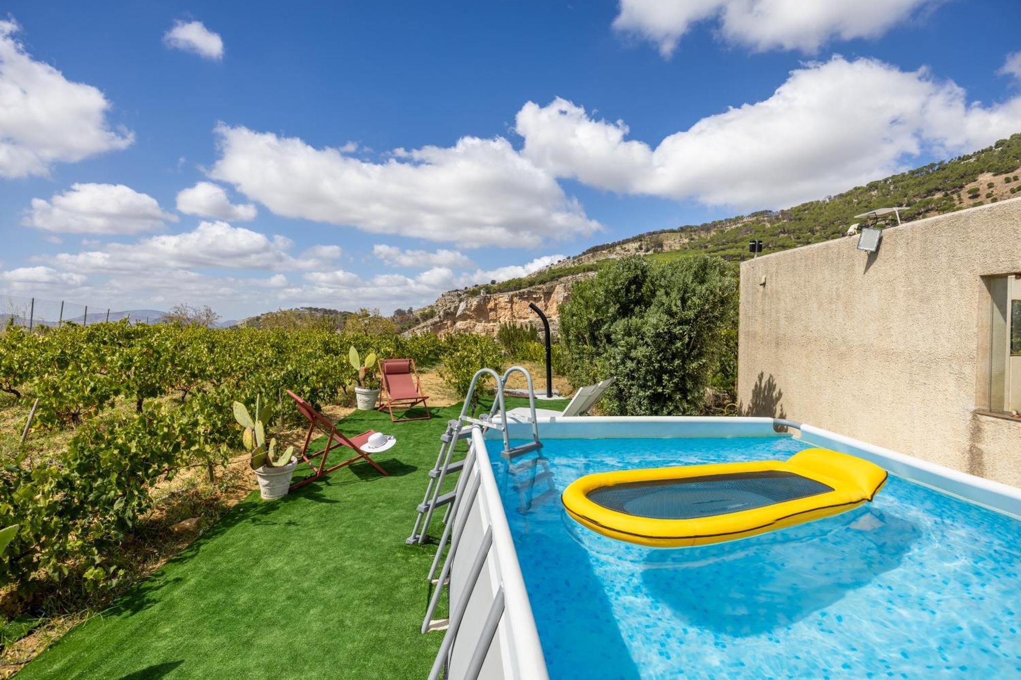 Villa Bonifato Vista Sulle Campagne E Sul Mare Siciliano Cozy House Italy Алкамо Экстерьер фото