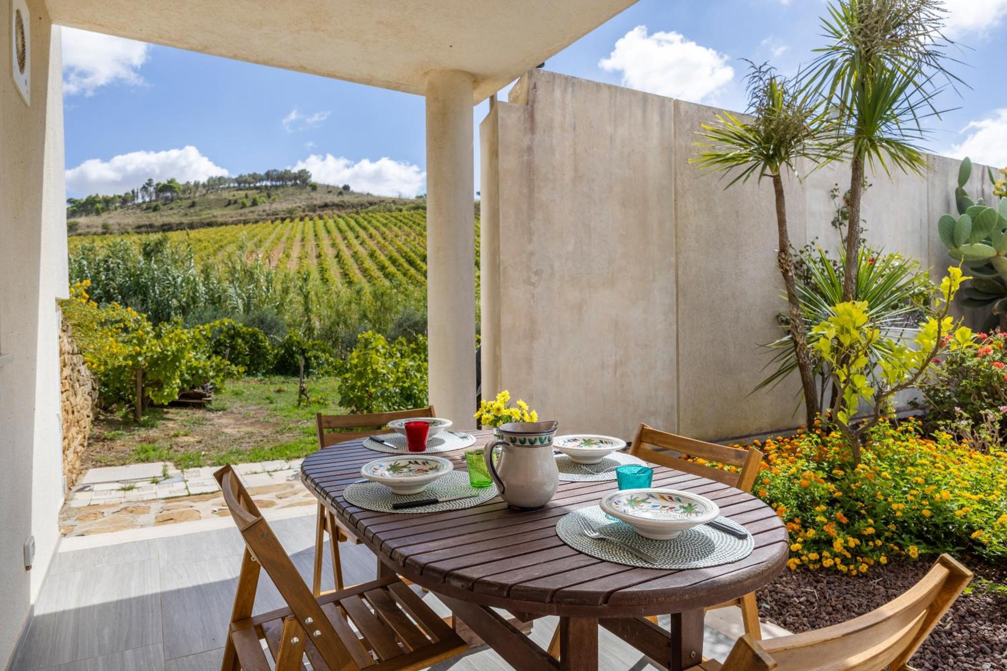 Villa Bonifato Vista Sulle Campagne E Sul Mare Siciliano Cozy House Italy Алкамо Экстерьер фото